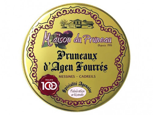 Article de Yoga Pruneaux Fourrés - Boite Metal 100 Ans 350g