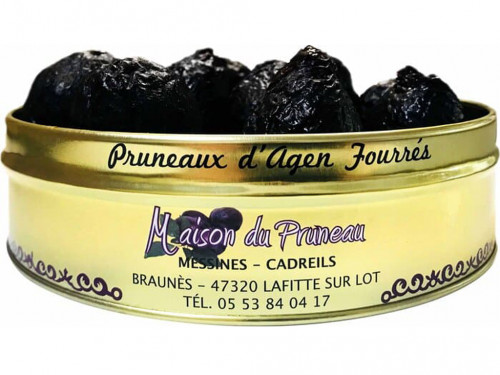 Article de Yoga Pruneaux Fourrés - Boite Metal 100 Ans 350g