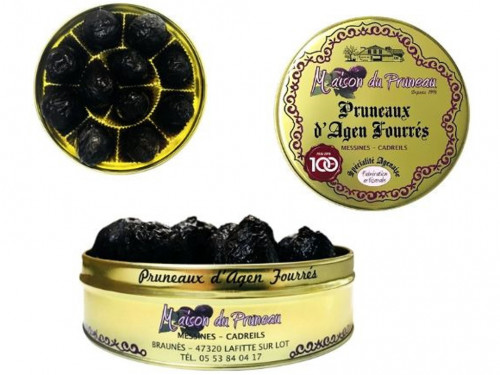 Article de Yoga Pruneaux Fourrés - Boite Metal 100 Ans 350g