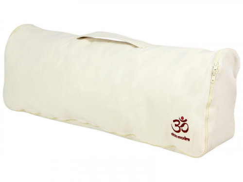 Article de Yoga Sac à tapis de yoga Chic et Cool 100% Coton Bio 70cm x 17cm Blanc