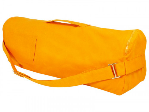 Article de Yoga Sac à tapis de yoga Chic et Cool 100% Coton Bio 82cm x 17cm Orange Safran