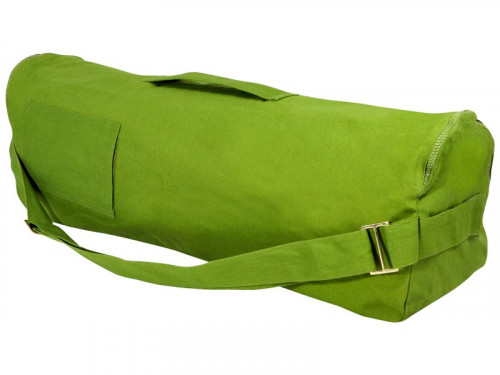 Sac à tapis de yoga Chic et Cool 100% Coton Bio 82cm x 17cm Vert
