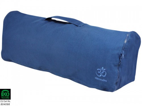 Article de Yoga Sac à tapis de yoga Chic et Cool 100% Coton Bio 82cm x 17cm Bleu