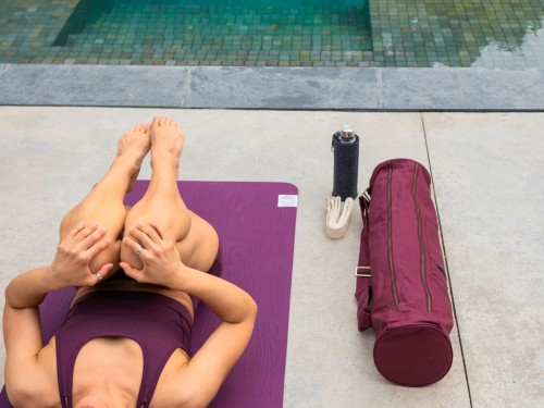 Article de Yoga Sac à tapis de yoga Large-Bag 72cm X 18cm Prune