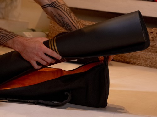 Article de Yoga Sac à tapis de yoga Large-Bag 72cm X 18cm Noir