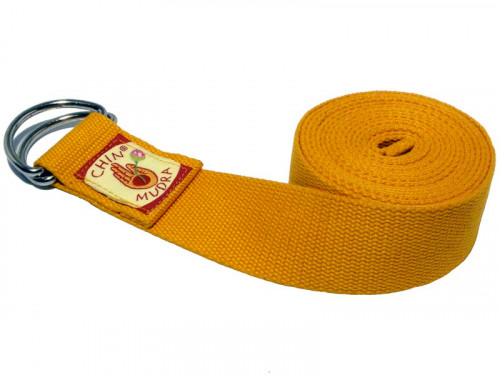 Sangle de yoga 100% coton Bio boucle 1/2 lune Chin Mudra