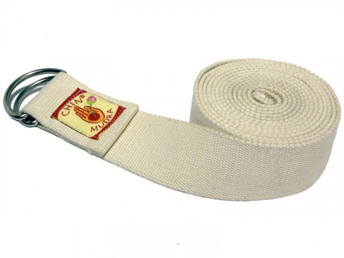 Sangle de yoga 100% coton Bio boucle 1/2 lune Chin Mudra