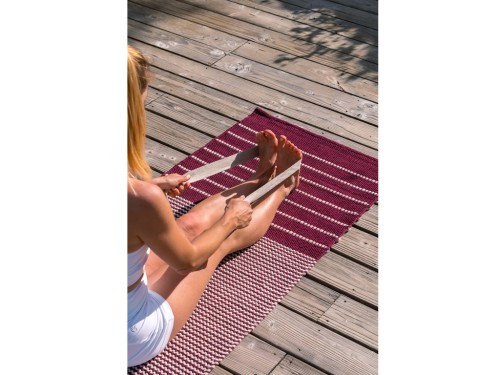 Article de Yoga Sangle de yoga Chanvre naturel Bio - Boucle 1/2 lune Chanvre Naturel