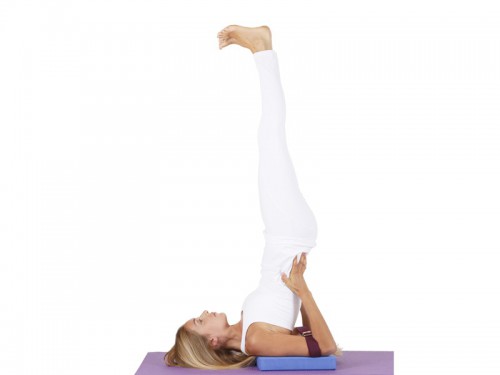 Article de Yoga Sangle de yoga coton Bio boucle rectangulaire Prune