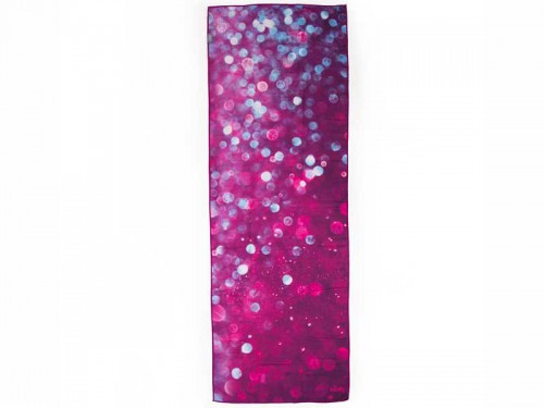Serviette de Yoga anti-dérapante - 183cmx 61cm Prune