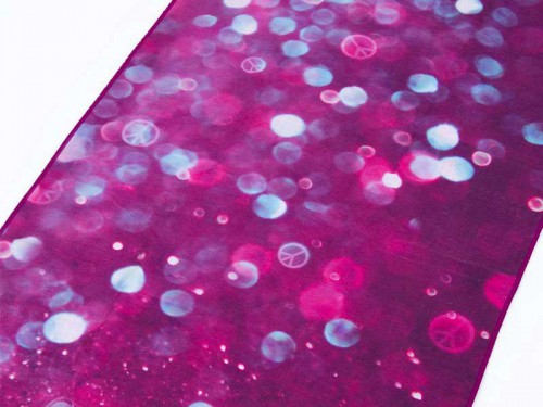 Serviette de Yoga anti-dérapante - 183cmx 61cm Prune