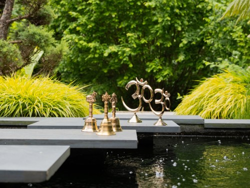 Article de Yoga Support de méditation Ohm 18cm x 14cm