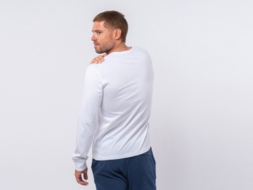 Article de Yoga T-Shirt TAPAN 3 boutons 100% Bio Blanc