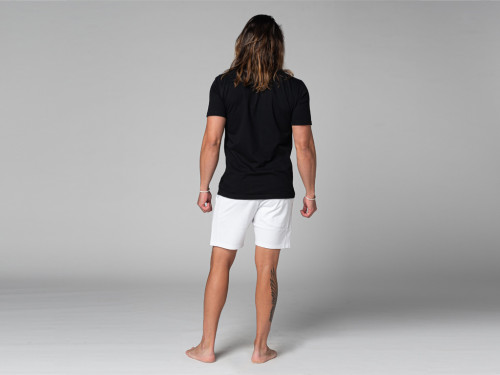 Article de Yoga T-Shirt Tapan Manches Courtes 100% Bio Noir