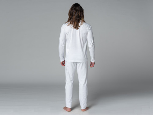 Article de Yoga T-Shirt Tapan manches longues 100% Bio Blanc