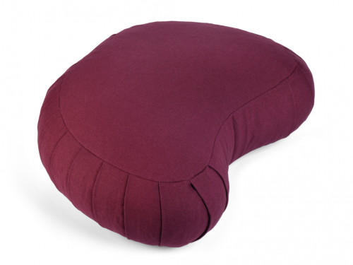 Article de Yoga Kit Tapis de Méditation Prune/Ecru