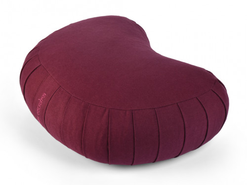Article de Yoga Kit Tapis de Méditation Prune/Ecru