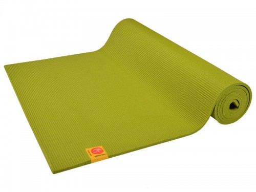 Tapis de yoga Confort Non toxiques - 183cm x 61cm x 6mm Vert citron