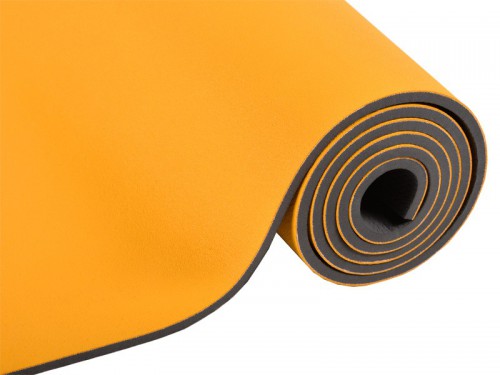Article de Yoga Tapis de Yoga Eco-Mat - 183cm x 61cm x 4.5mm Latex Jaune Safran