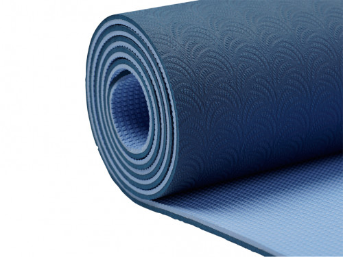 Article de Yoga Tapis de Yoga Eco-Terre 183 cm X 60 cm x 6 mm Bleu