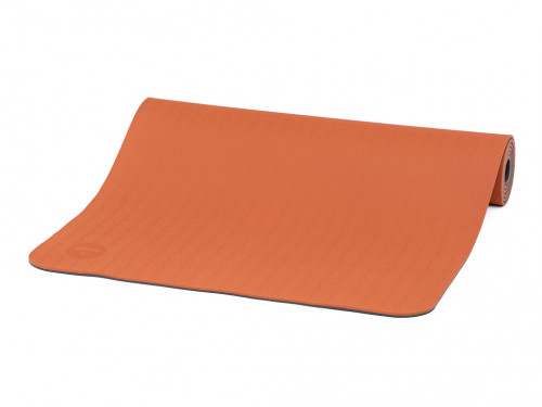 Article de Yoga Tapis de Yoga Eco-Terre 183 cm X 60 cm x 6 mm Orange/Anthracite