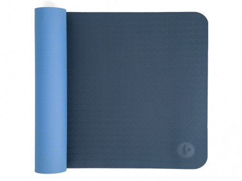 Tapis de Yoga Eco-Terre 183 cm X 60 cm x 6 mm Bleu
