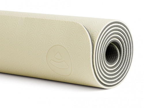 Article de Yoga Tapis de Yoga Eco-Terre 183 cm X 60 cm x 6 mm Sable