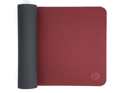 Tapis de Yoga Eco-Terre 183 cm X 60 cm x 6 mm Bordeaux - Presque Parfaits