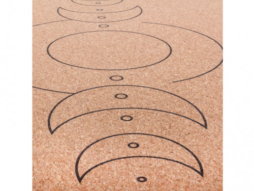 Article de Yoga Tapis de yoga en liège LUNA 185 cm x 66 cm x 4 mm