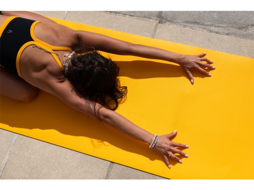Article de Yoga Tapis de yoga Excellence Mat 100% Latex - 6mm Jaune
