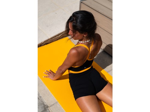 Article de Yoga Tapis de yoga Excellence Mat 100% Latex - 6mm Jaune