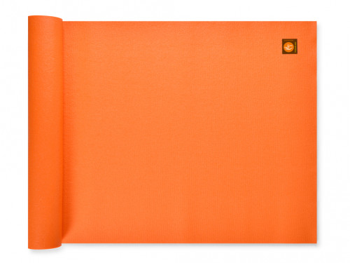 Article de Yoga Tapis de yoga Large-Mat 183cm/220cmx80cmx4.5mm Orange Safran