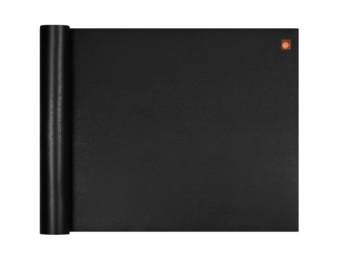 Tapis de yoga Large-Mat 183cm/220cmx80cmx4.5mm Noir