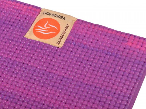 Article de Yoga Tapis de yoga Rainbow 183cm x 61cm x 6mm Rose & Violet
