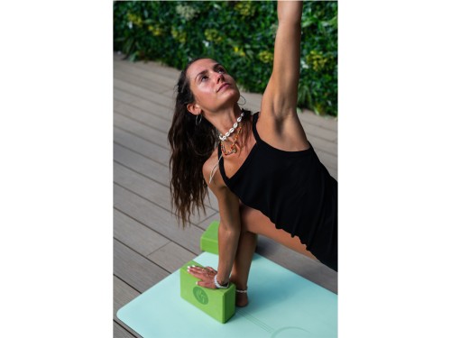 Article de Yoga Tapis de Yoga Shiva Moon Vert Amande