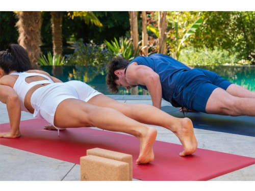 Article de Yoga Tapis de yoga Travel-Mat - Bordeaux 185cm x 65cm x 1,3mm