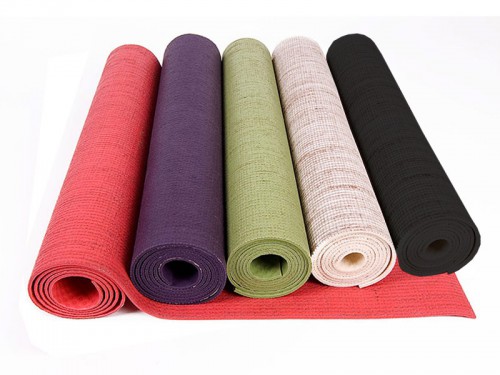 Article de Yoga Tapis Eco-Latex 100% pure Latex et Chanvre 5 couleurs