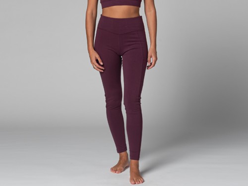 Yoga Legging Pocket - Bio Prune XS - Presque Parfaits