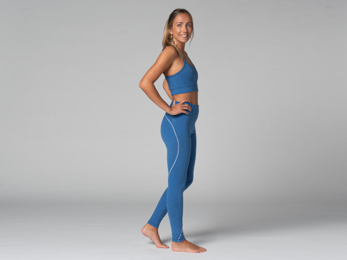 Article de Yoga Yoga Legging Sport - Bio Bleu