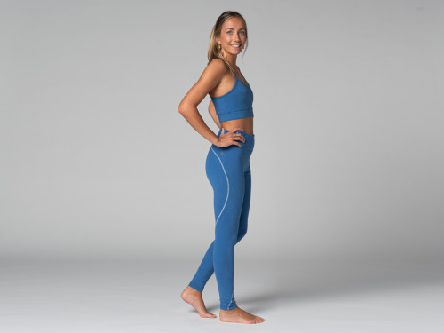 Article de Yoga Yoga Legging Sport - Bio Bleu Chaud