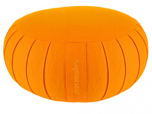Zafu Confort 100% coton Bio - Kapok Orange Safran - Presque Parfaits