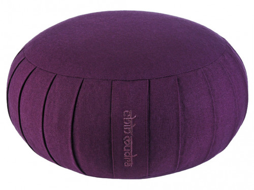 Zafu Confort 100% coton Bio - Kapok Prune - Presque Parfaits