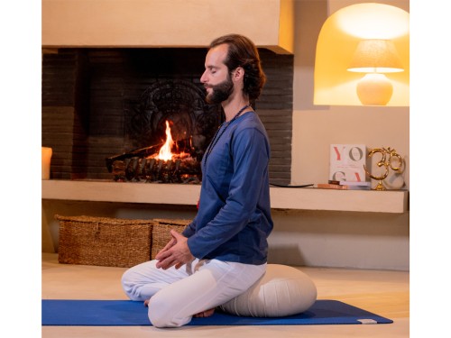 Article de Yoga Zafu Confort 100% coton Bio - Kapok Nature - Presque Parfaits
