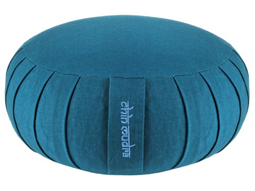 Zafu Confort 100% coton Bio - Kapok Bleu