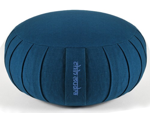 Zafu Confort 100% coton Bio - Kapok Bleu