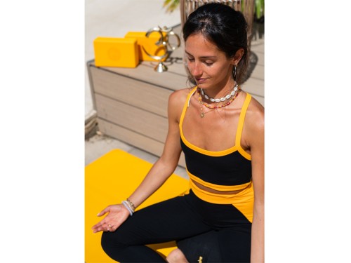 Article de Yoga Zafu Standard 100% coton Bio - Epeautre Noir
