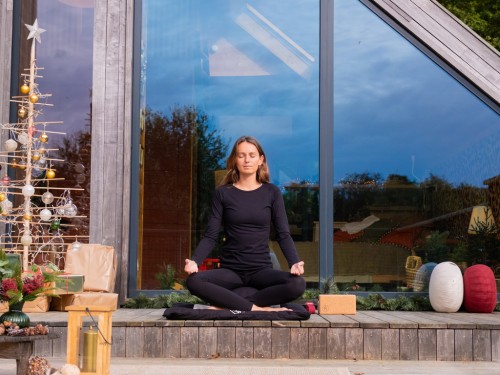Article de Yoga Zafu Standard 100% coton Bio - Epeautre Rose