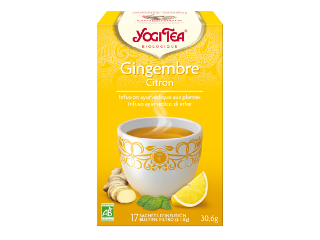 Tisane Ayurvédique Ginger Lemon Tea  (renforce le système nerveux) 30gr