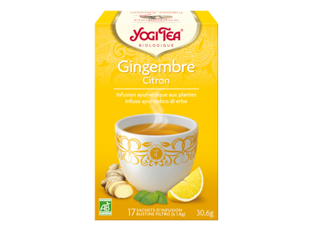 Tisane Ayurvédique Ginger Lemon Tea (renforce le système nerveux) 30gr