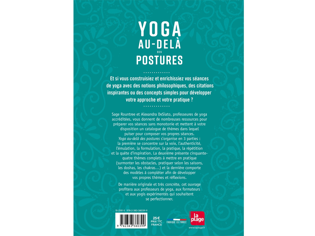 Lo Yoga oltre le posture Alexandra Desiato (autrice) e Clémentine Erpicum (traduzione)
